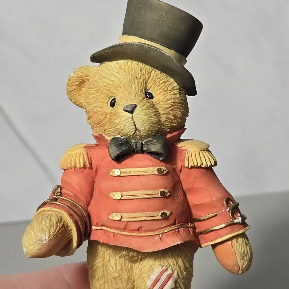 Cherished Teddies Bruno Step Right Up And Smile Circus Ringmaster Figurine 1995